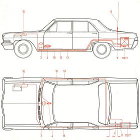 OPEL Admiral mit BOSCH OF2 AUTOTELEFON A-Netz